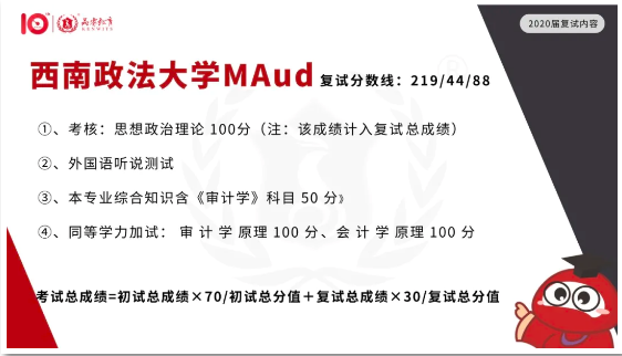 【MPAcc/MAud复试】重庆院校20届复试内容一览